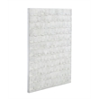 White Linear Marks Canvas Art 3D Textured Modern Minimalist Wall Decor