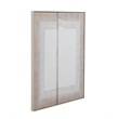 Taupe Fold II Framed Canvas Minimalist Abstract Wall Art