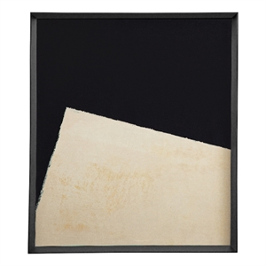 Black White Optical I Framed Print Modern