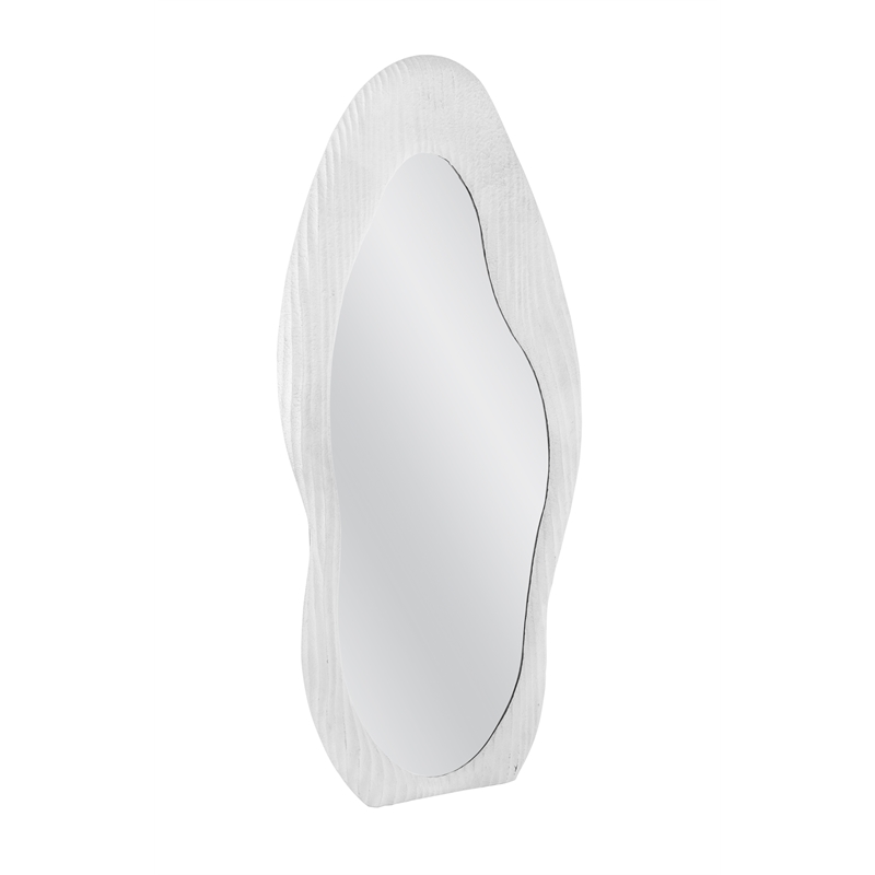 Matte White Dianne Wall Mirror Geometric Frame