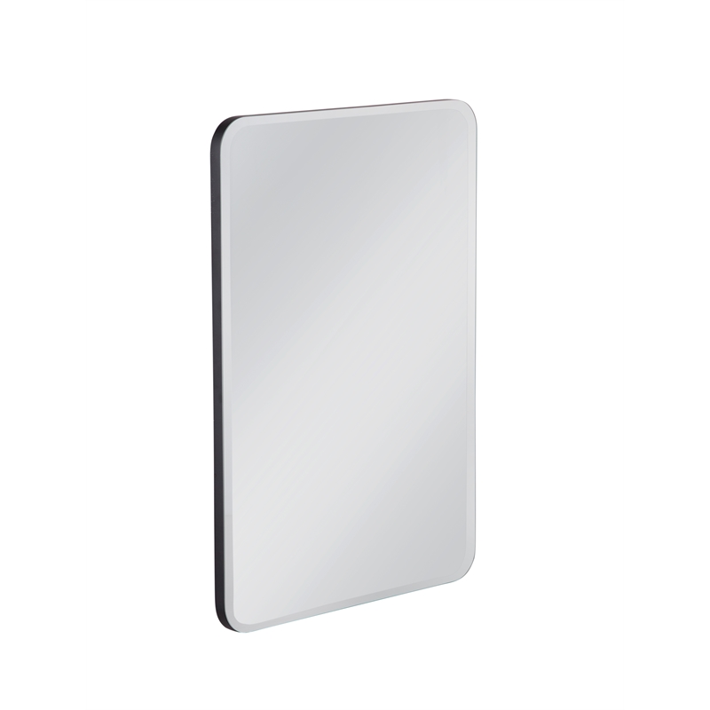 Clear Luzerene Wall Mirror Rounded Modern