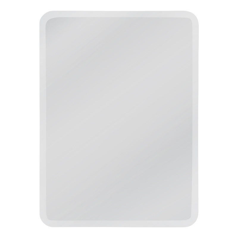 Clear Luzerene Wall Mirror Rounded Modern