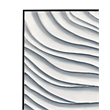 Black Ripples Framed Canvas Coastal Wall Art