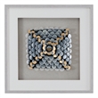 Silver Roselle Wall Art Shadow Box Framed