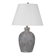 Gray Ceramic Fremont Table Lamp Weathered Gray