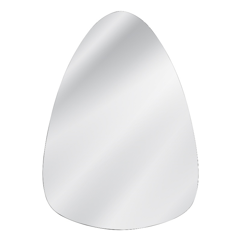 Silver Teardrop Reinhold Wall Mirror Modern