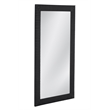 Matte Black Lithea Floor Mirror Rectangular Modern