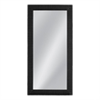 Matte Black Lithea Floor Mirror Rectangular Modern