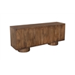 Rich Brown Mango Wood Napa Server Modern Rustic