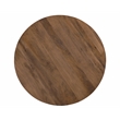 Rich Brown Mango Wood Napa Round Dining Table Rustic Modern