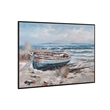 Black Mo Bay Sailboat Framed Canvas Coastal Wall Art
