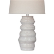 Cream Ceramic Lilloe Table Lamp Modern Linen Shade