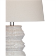 Cream Ceramic Lilloe Table Lamp Modern Linen Shade
