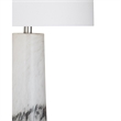 Black White Medway Glass Table Lamp Modern Drum Shade