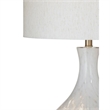 White Black Gold Spey Glass Table Lamp Modern