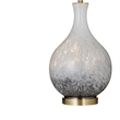 White Black Gold Spey Glass Table Lamp Modern