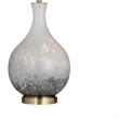 White Black Gold Spey Glass Table Lamp Modern