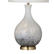 White Black Gold Spey Glass Table Lamp Modern