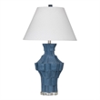 Blue Kenora Textured Table Lamp Modern Acrylic Accent