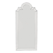 Champagne Silver Spica Arched Floor Mirror Modern Glass