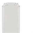 Champagne Silver Spica Arched Floor Mirror Modern Glass