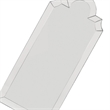 Champagne Silver Spica Arched Floor Mirror Modern Glass