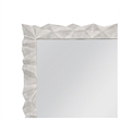 White Wood Wash Isola Geometric Wall Mirror Contemporary