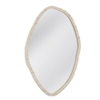 Bassett Mirror Cream Bone Resin Tylerton Organic Wall Mirror Coastal