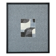 Urban Bound II Matte Black Wood Frame Cotton Rag Art