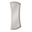 Biles Silver Leaf Hourglass Floor Mirror Art Deco