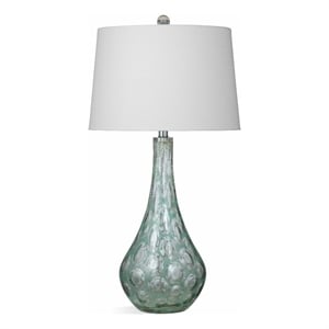 Berry Table Lamp Green Art Glass LED Accent Lighting for Home & Office