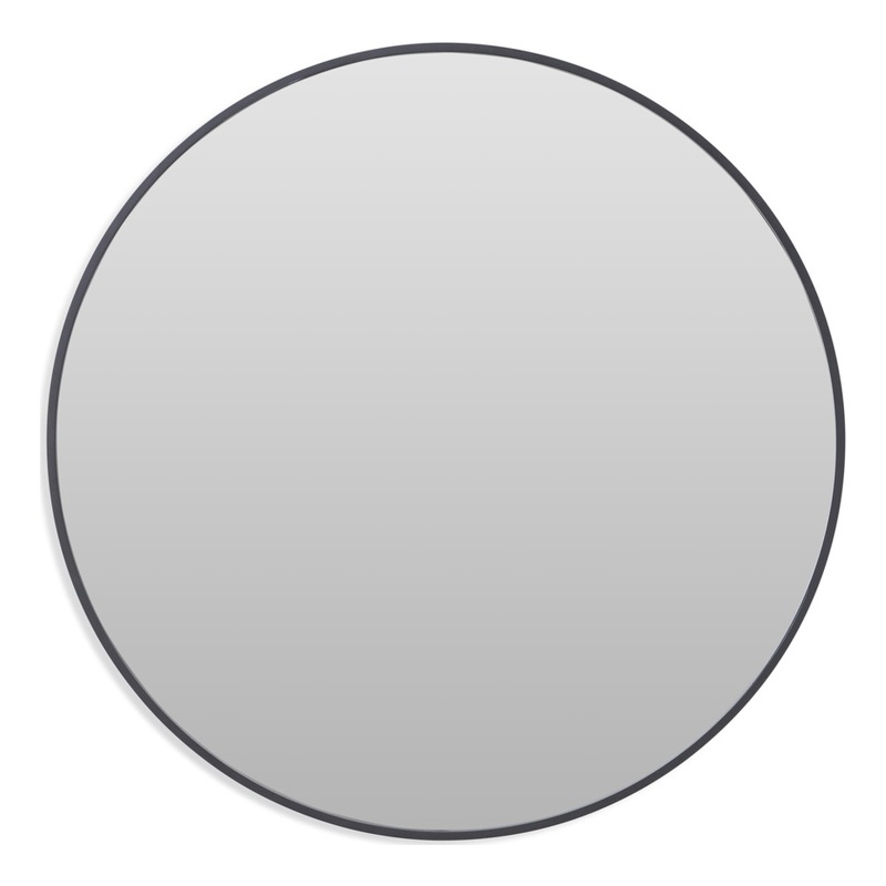 Levigne Black Iron Large Wall Mirror Modern