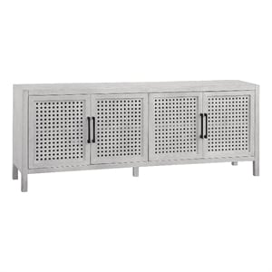 Pentak White Wash Mango Wood Boho Industrial Server