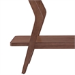 Claude White Marble Minimalist Accent Table