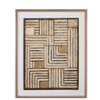 Purlin Bronze Wood Framed Print Set of 2 Modern Wall Art