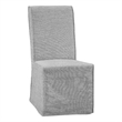 Mackie Hempstead Dove Slipcover Fabric Dining Chair Set of 2