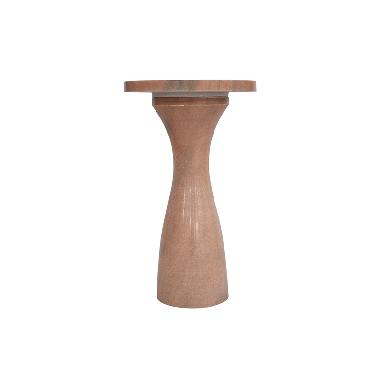 Baird Clay Marble Accent Table Modern Tray Top