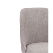 Trucco Bronze  Taupe Upholstered Dining Steel  Chair Set of 2