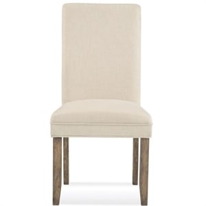Colby Parsons Cream Upholstered Dining Wood Chair Set of 2 Modern