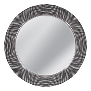 Dorotea Oversized Antique Silver Metal Wall Mirror Vintage Frame