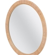 Wishing Stone Decorative Crimson Resin  Framed Wall Mirror Elegant Accent
