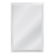 Karrenina Acrylic White Frame Wall Mirror Sleek Minimalist Design