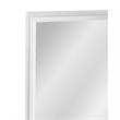 Karrenina Acrylic White Frame Wall Mirror Sleek Minimalist Design