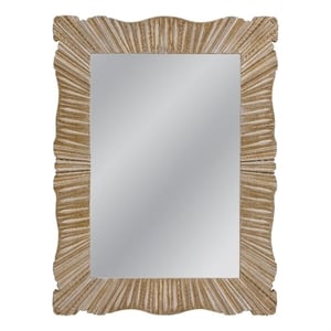 Cantrip Silver and Muted Gold Resin Wall Mirror Regal Frame