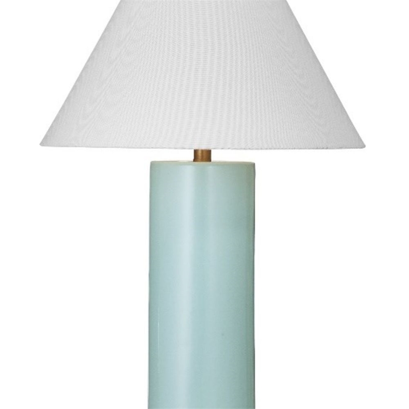 Alexander Blue Ceramic Table Lamp with Gold Accents Modern