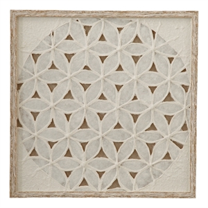 Neutral Beige Wood & Canvas Lamberts Bay Wall Art