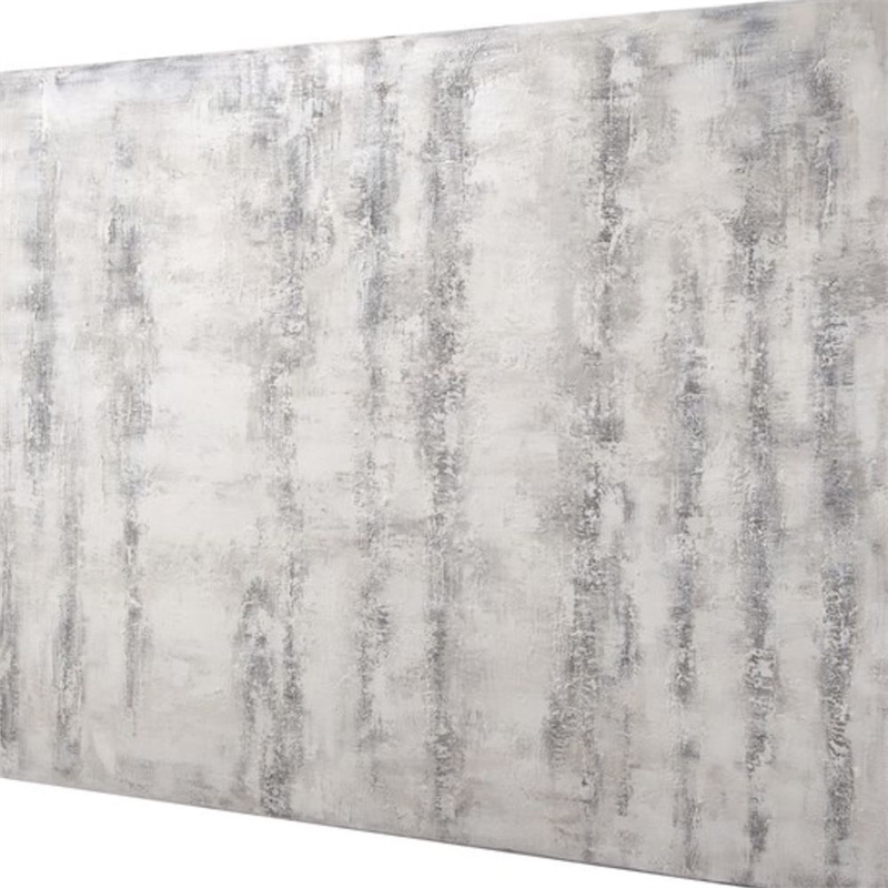Gray Abstract Canvas Wall Art Decor Modern