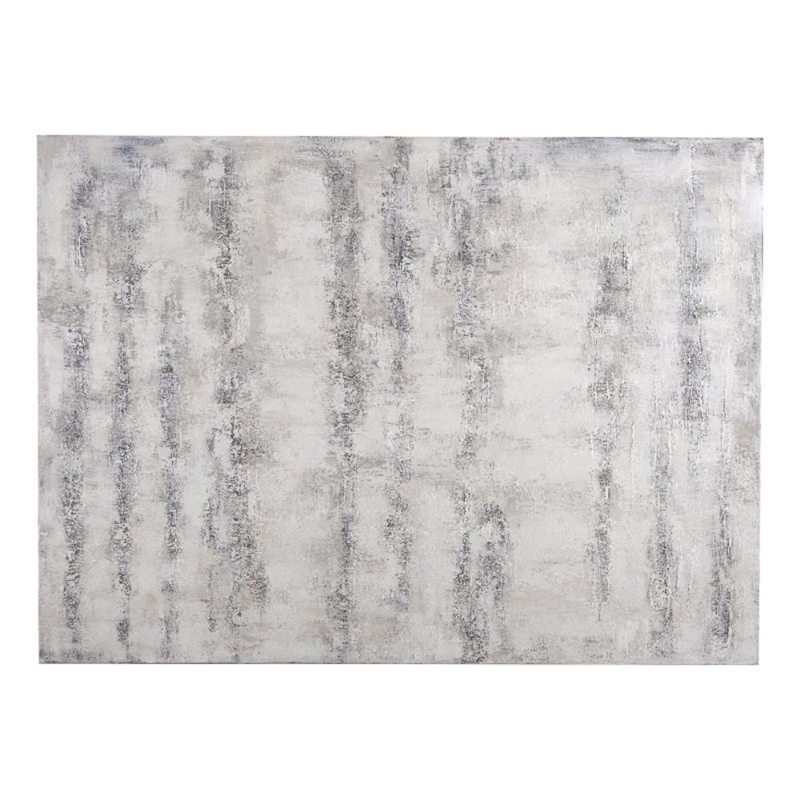 Gray Abstract Canvas Wall Art Decor Modern