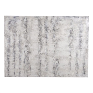 Gray Abstract Canvas Wall Art Decor Modern