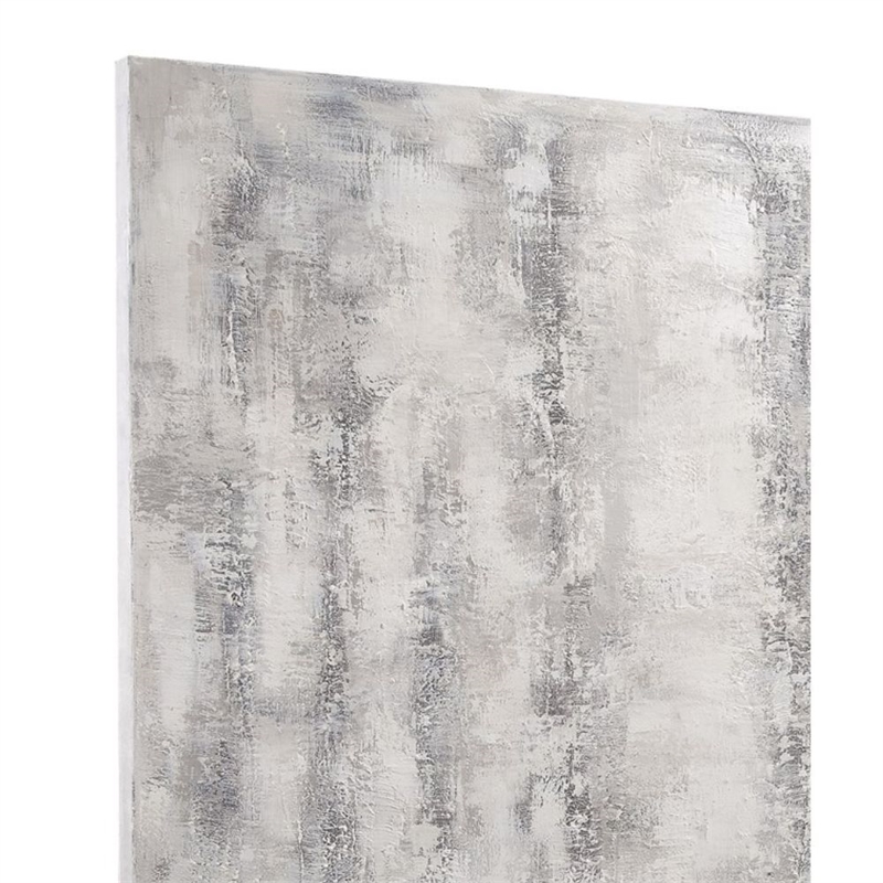 Gray Abstract Canvas Wall Art Decor Modern
